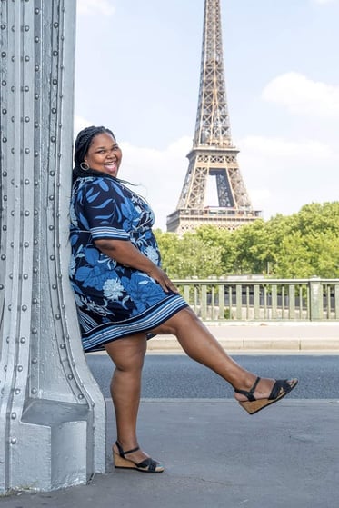 Jenita Lawal travel curation specialist in Paris