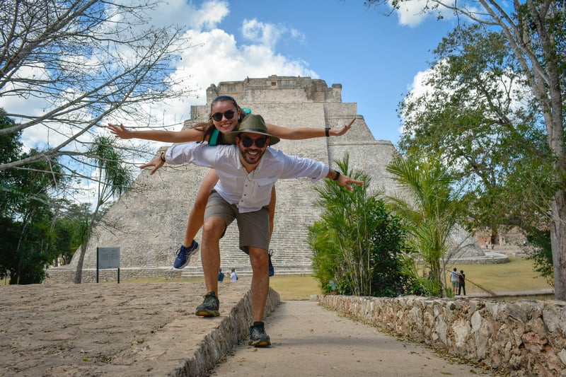Honeymoon in Uxmal Mexico