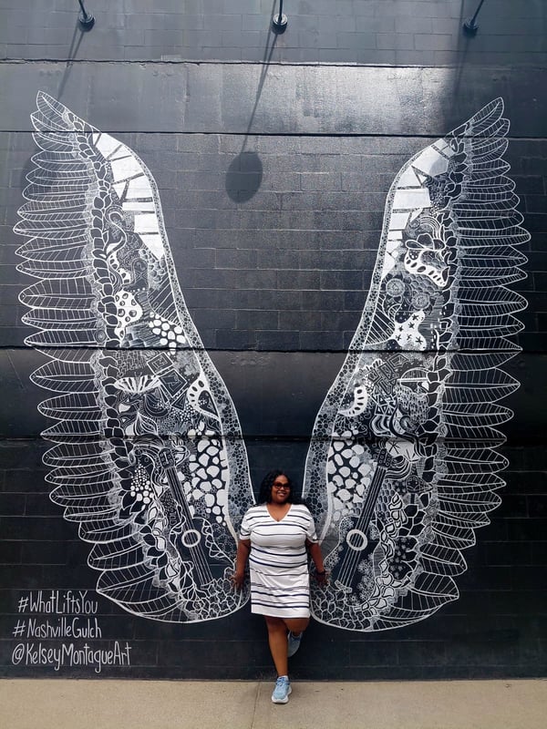 nashville angel mural