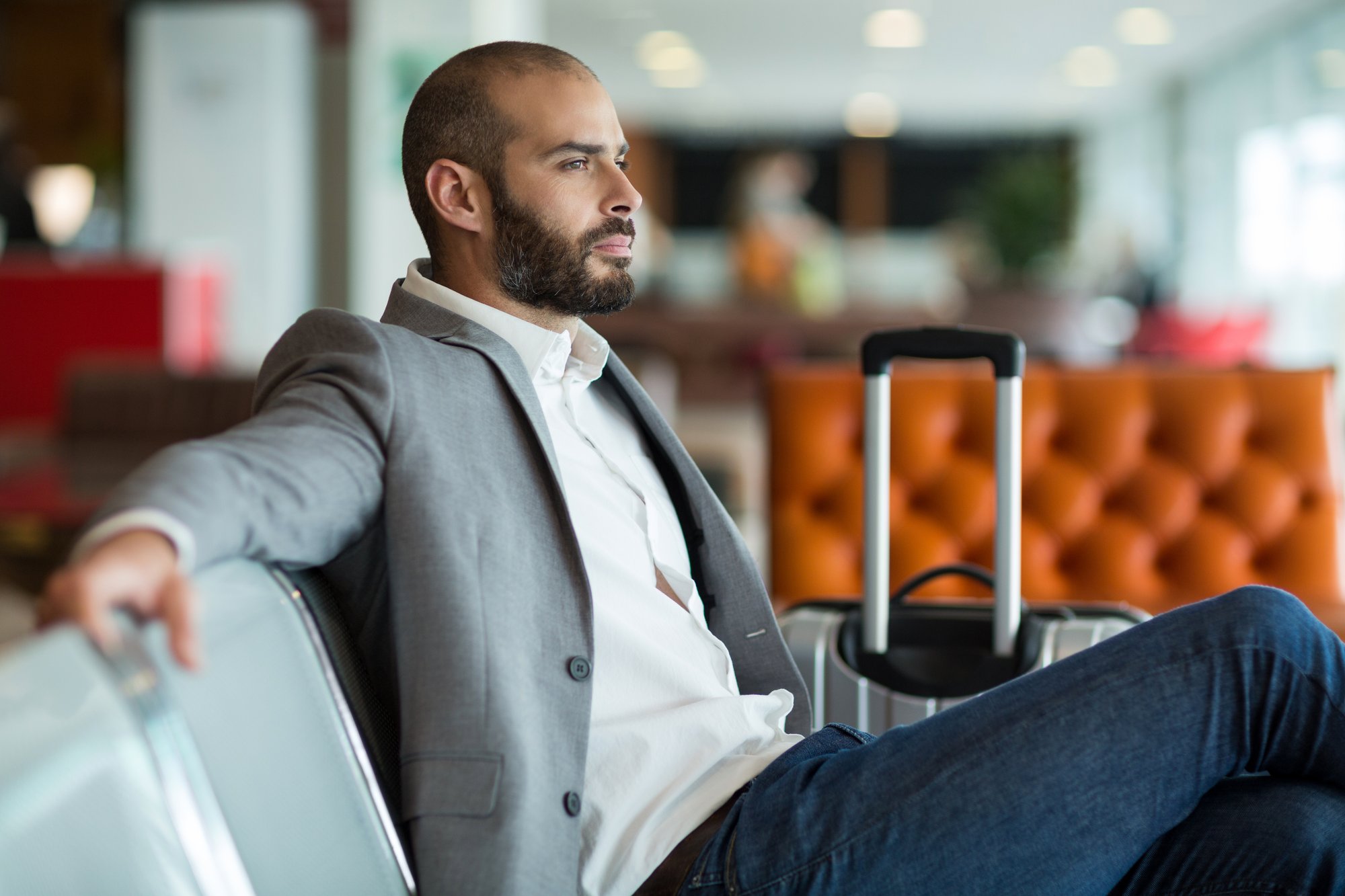 Black business travel management lounge access